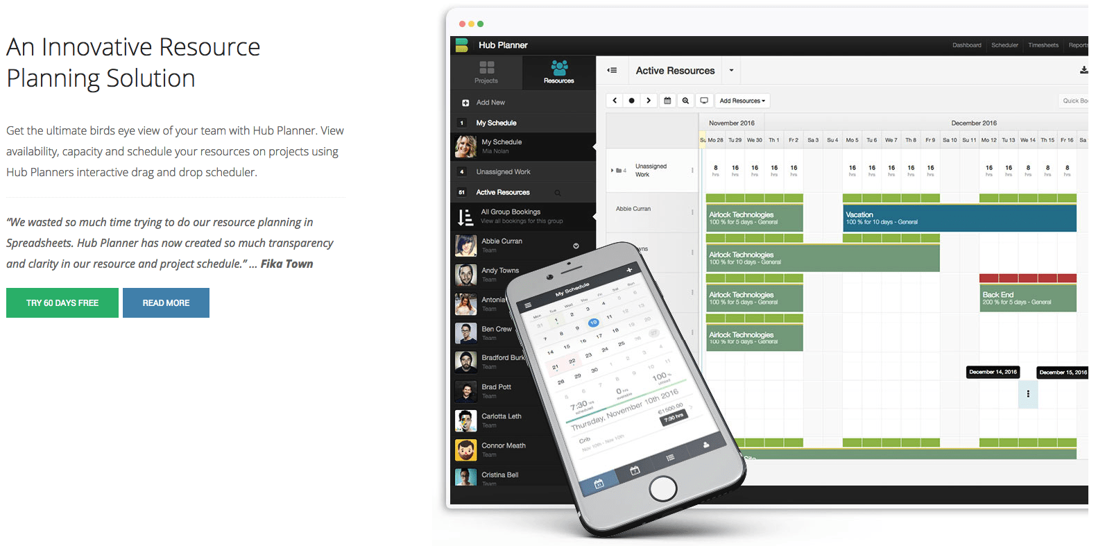 Hub Planner Software For Projects