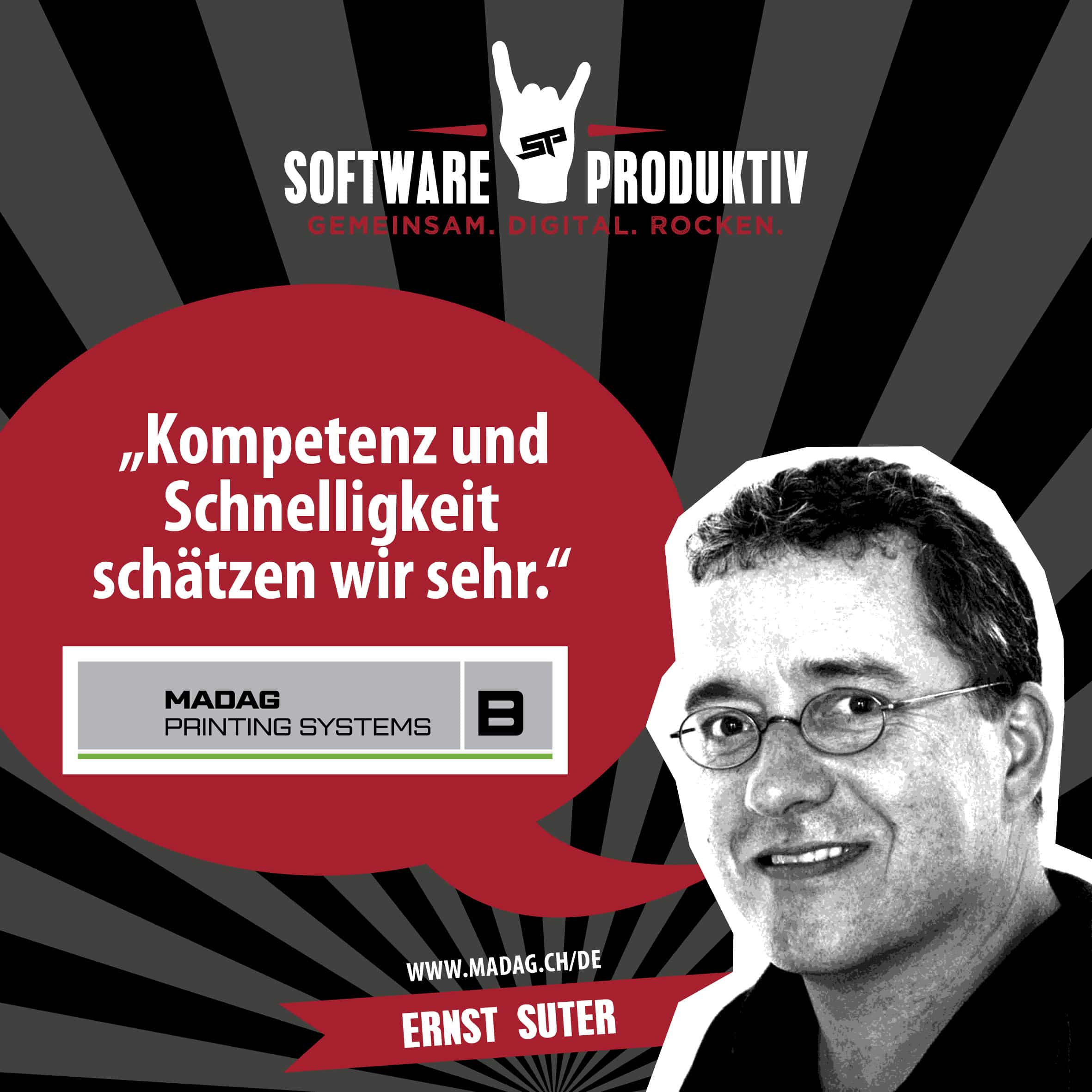 Interview mit Ernst Suter, Prokurist der Madag Printing Systems AG aus