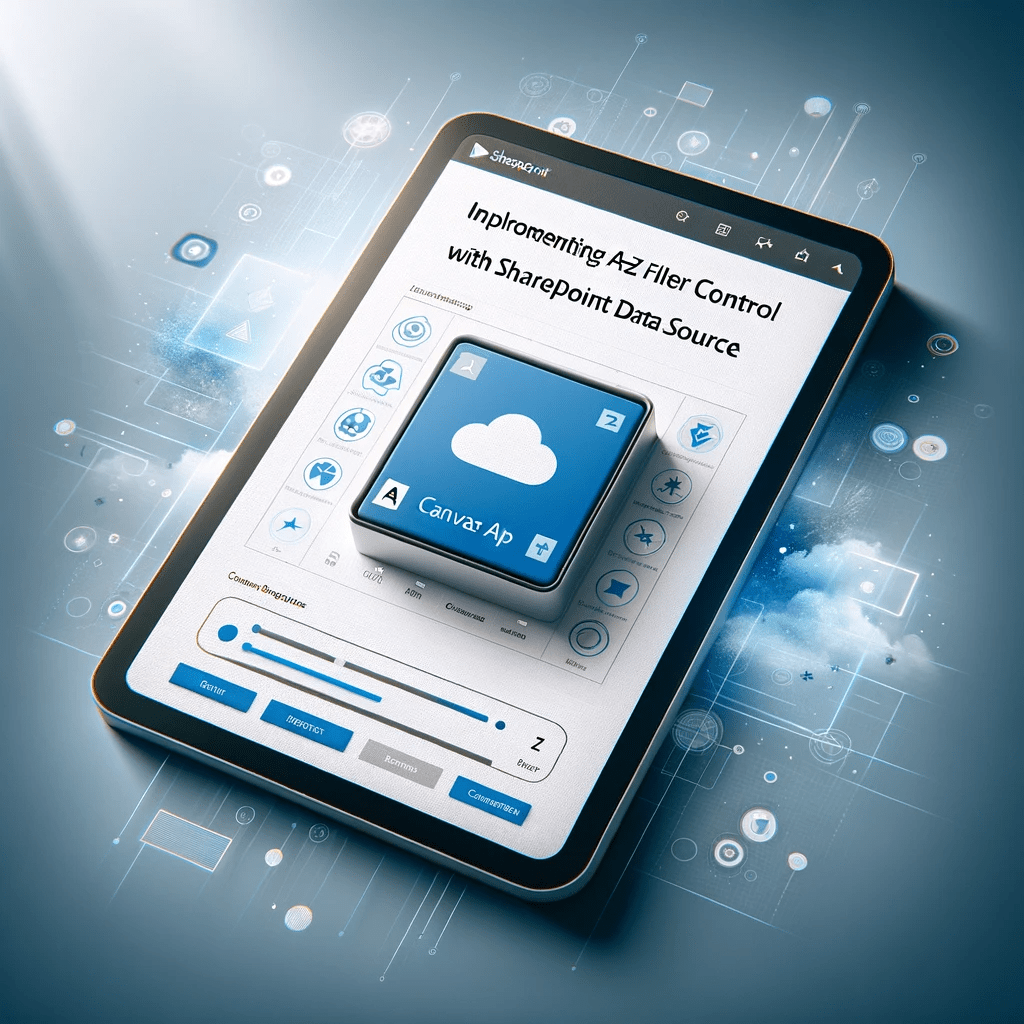 AZ Filter Canvas SharePoint Easy Data Navigation Guide