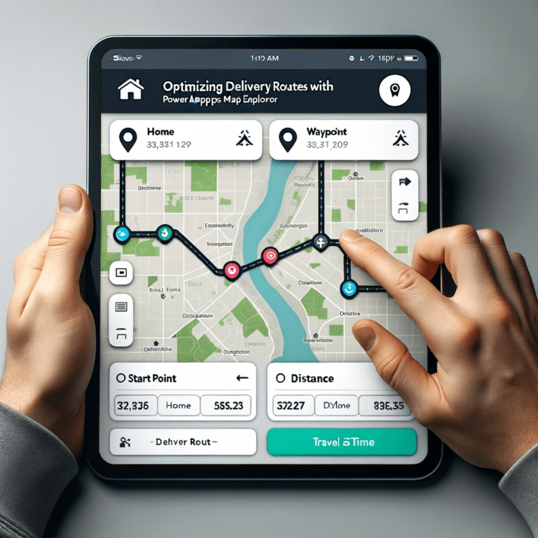 Power Apps Route Finder Optimizing Delivery Routes