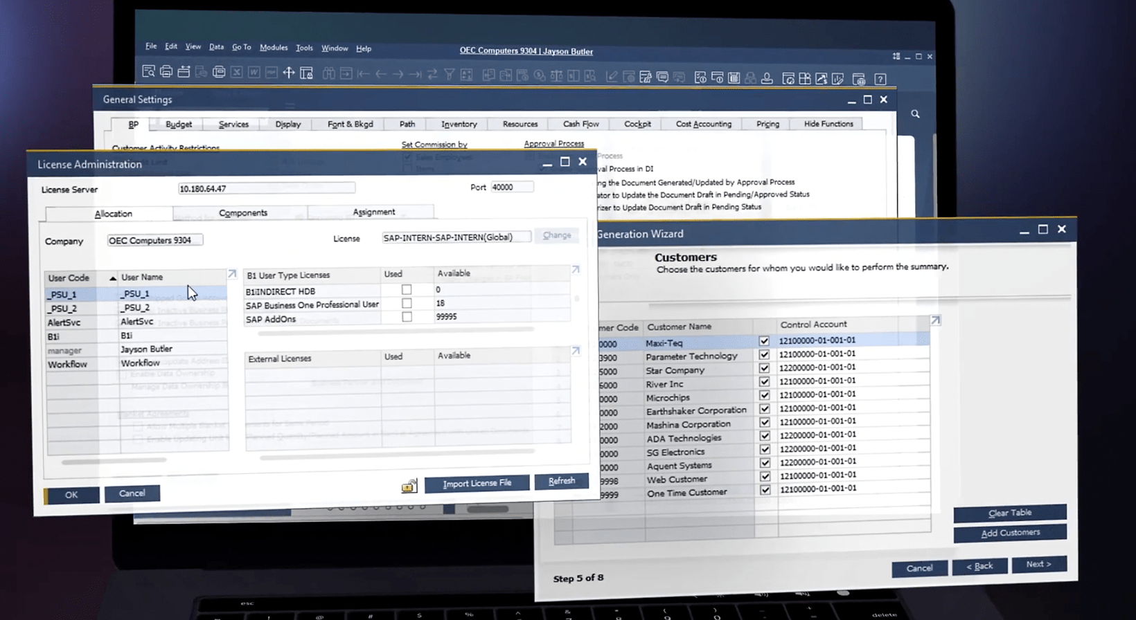 Sap business one customers faherdoc