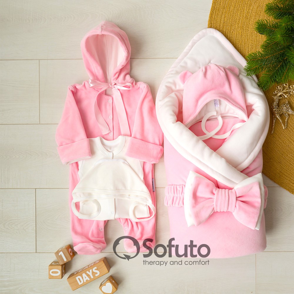 Rose simple Winter Newborn baby girl coming home outfit buy online store price 135.90