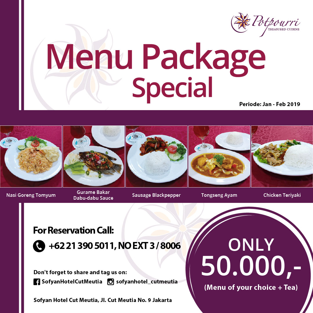 5 Menu Spesial Yang Wajib Kamu Coba di Potpourri Coffee & Resto Cikini