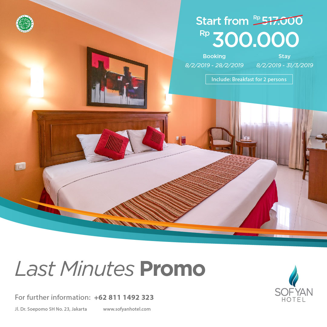 Promo Hotel di Tebet Jakarta Last Minute Februari 2019 08111492323