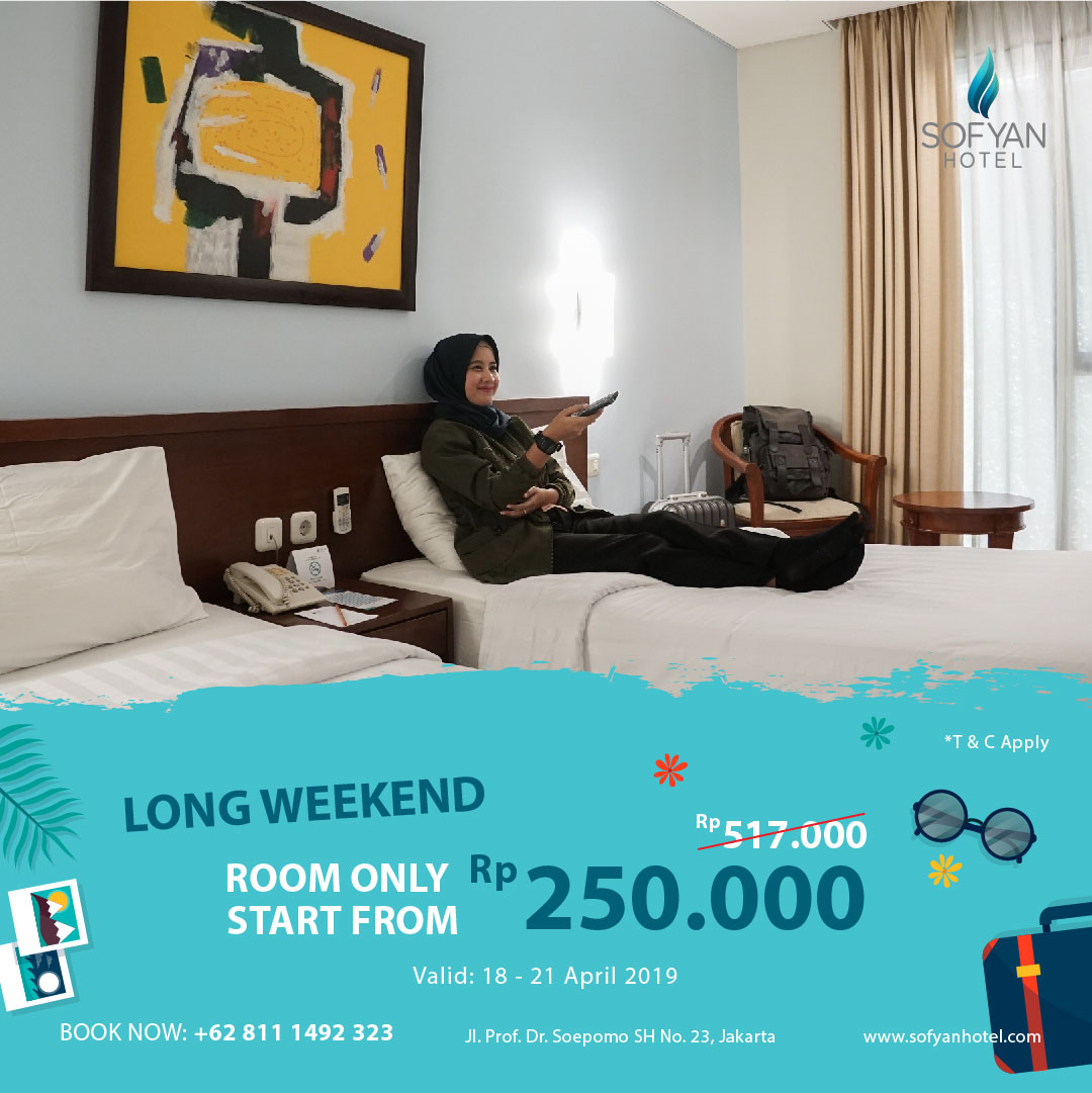 Promo April Long Weekend Hotel di Tebet Jakarta Selatan Sofyan Hotel