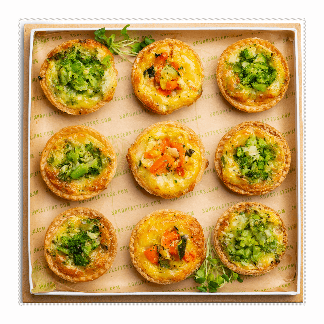 Mini Quiche Platter Soho Platters
