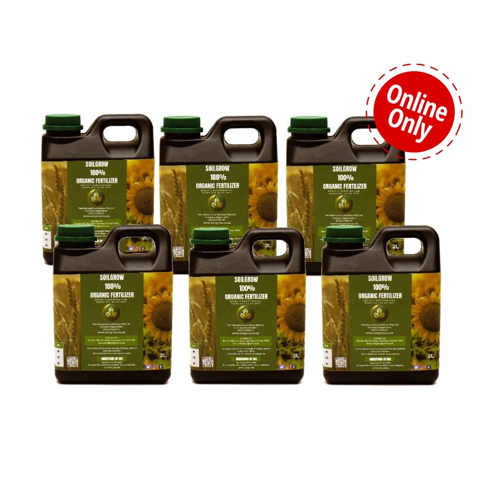 Medium Combo SoilGrow Organic Fertilizer (6x2L) SoilGrow Organic