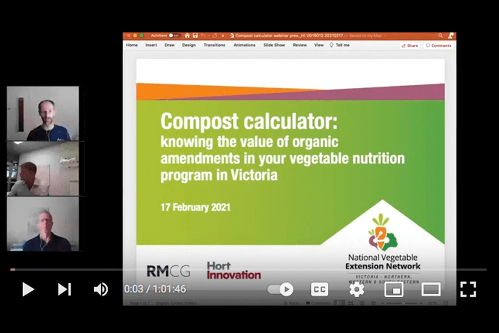 Compost calculator knowing the value of organic amendments in your