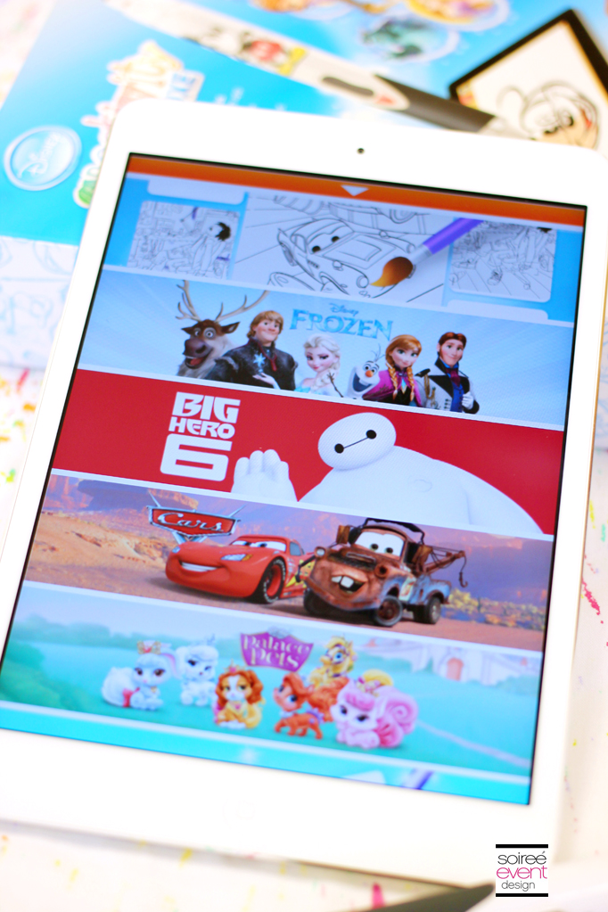 How to Throw an App Themed Art Party with Disney