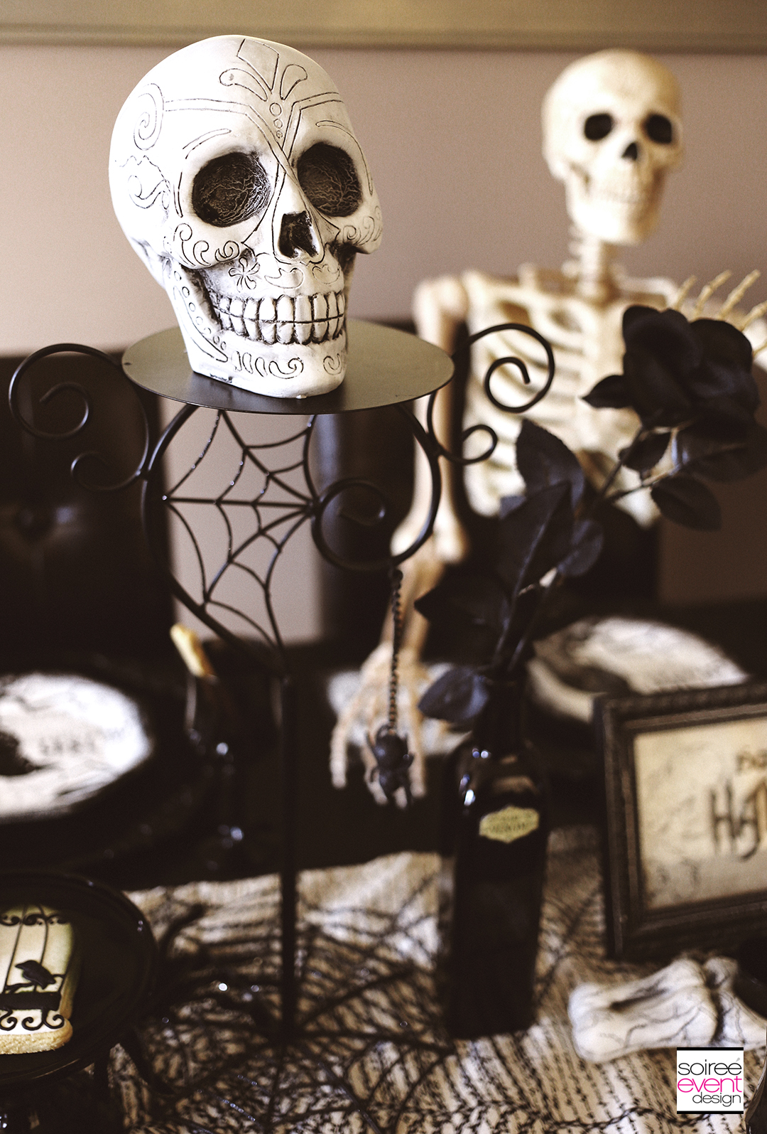 "Spooky Soiree" Halloween Dinner Party Soiree Event Design