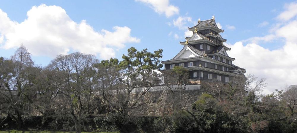 岡山城（烏城）に行きました(1)