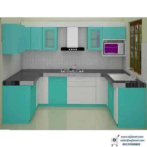 Colourful Kitchen in Lagos Nigeria
