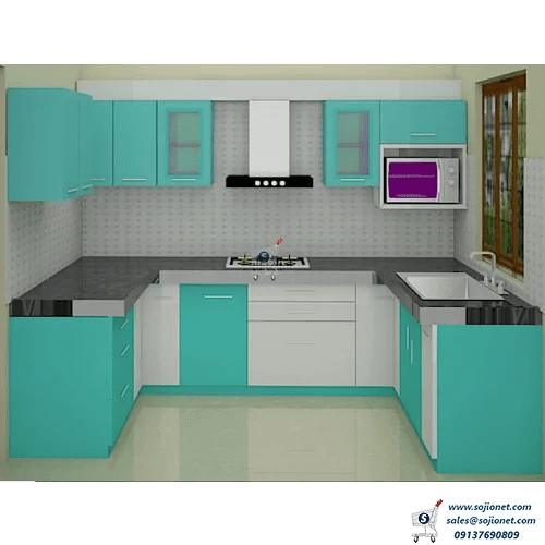 Colourful Kitchen in Lagos Nigeria » Furniture