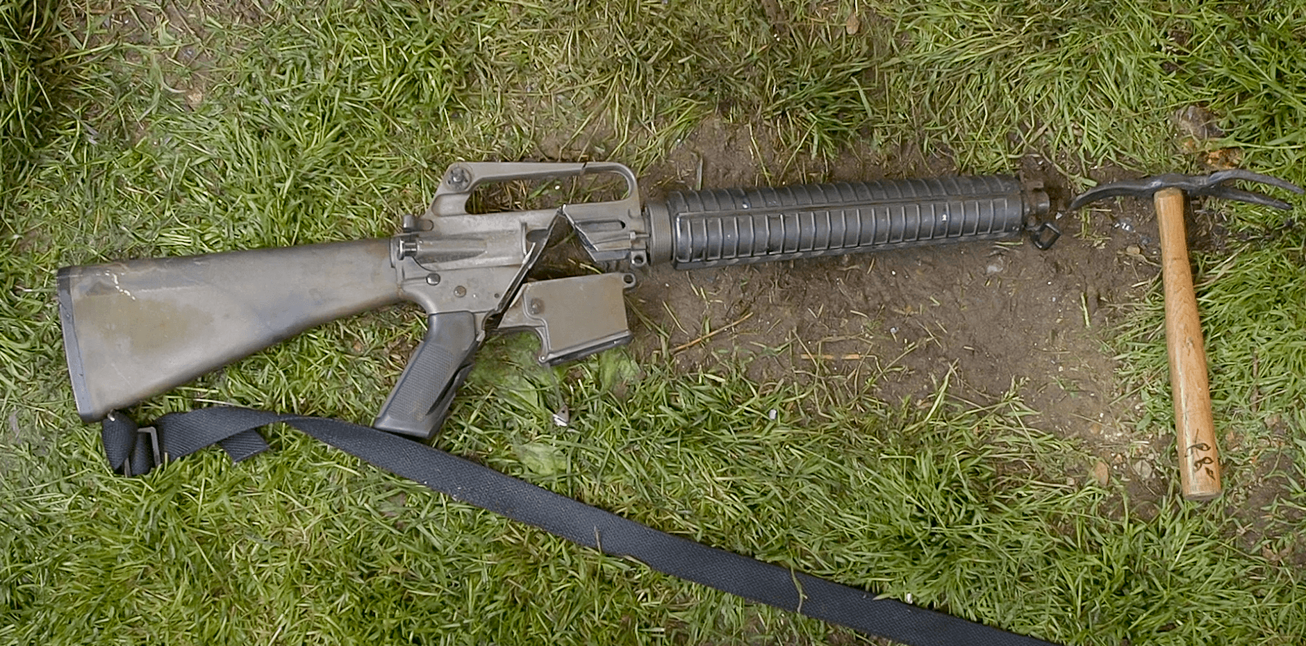 Watch an AR15 Taken Apart and Turned Into a Garden Tool Sojourners