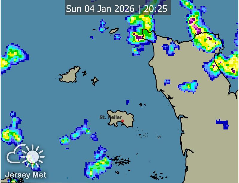 Weather radar for the Channel Islands area Jersey Met