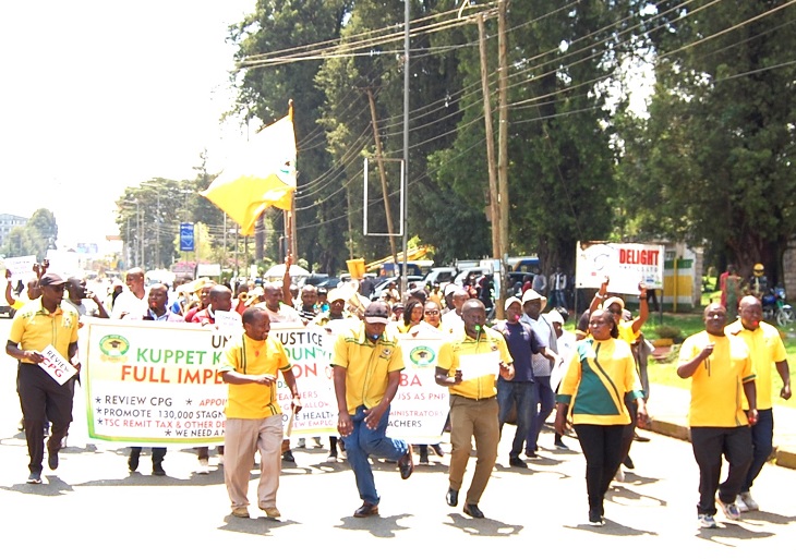 KUPPET Intensifies Protests As TSC Threatens Disciplinary Action