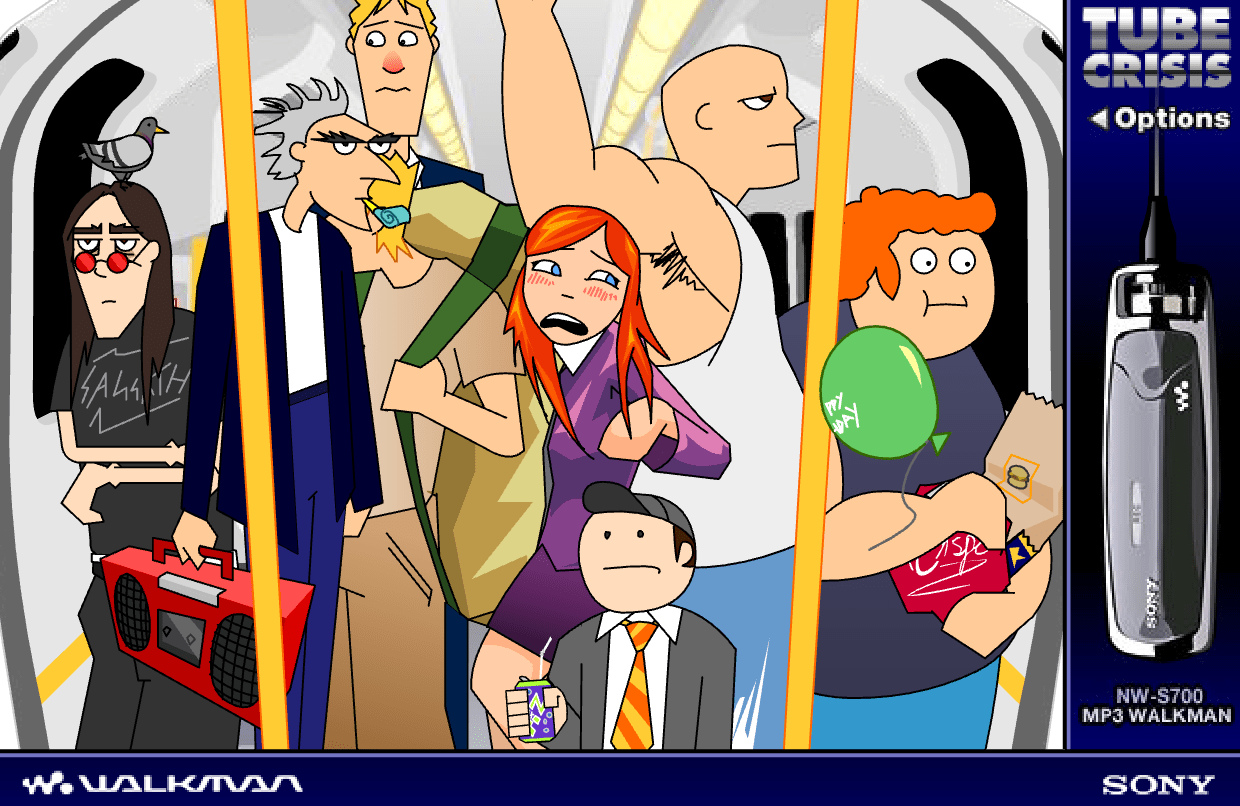 지옥철 탈출 게임 (튜브 크라이시스, Tube Crisis) 쏙쏙 플래시게임몰