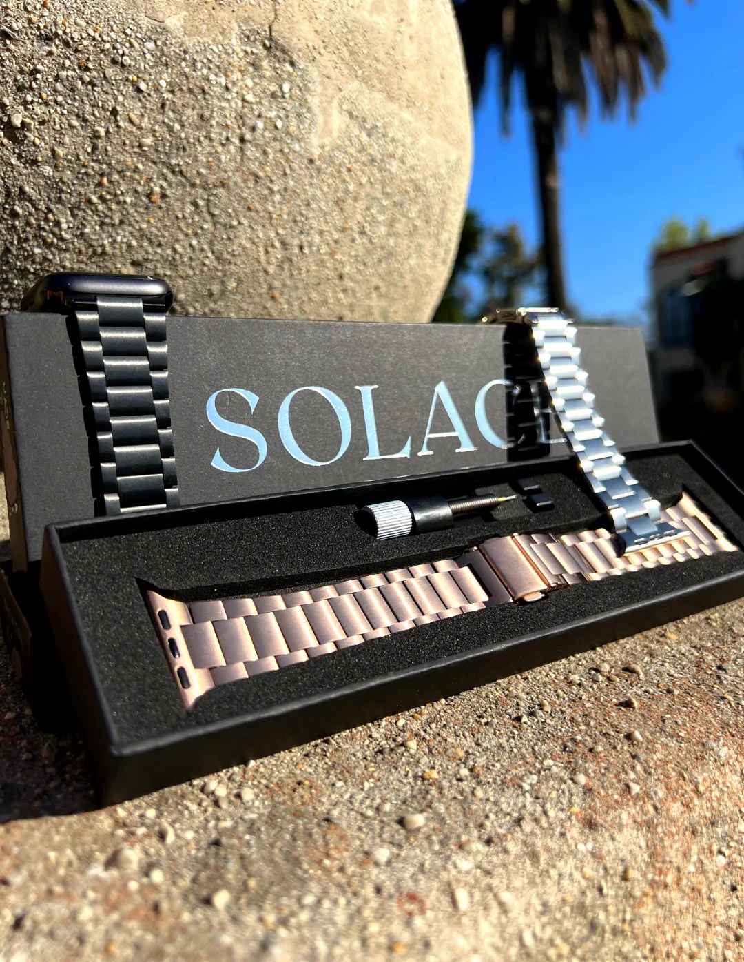 Stainless Steel Apple Watch Band Solace Bands