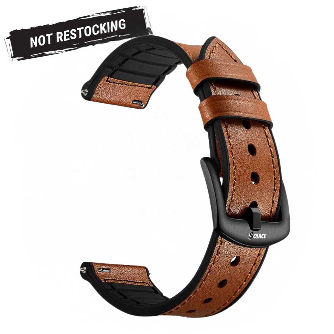 Leather Smart Watch Band Solace Bands