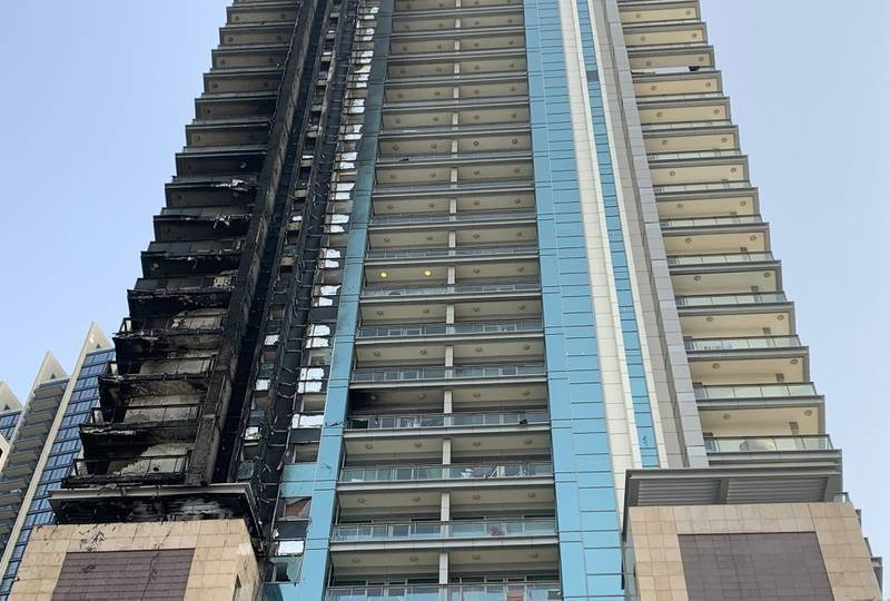 Fire destroys 35storey building near Dubai’s Burj Khalifa SolaceBase