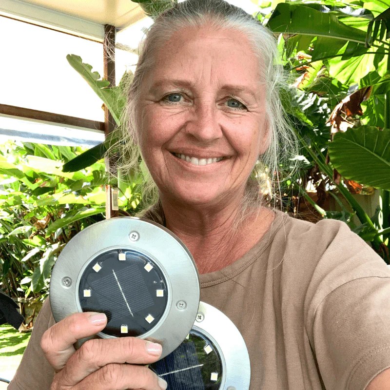 LED Ground Light Pack Solar Garden Lights Australia