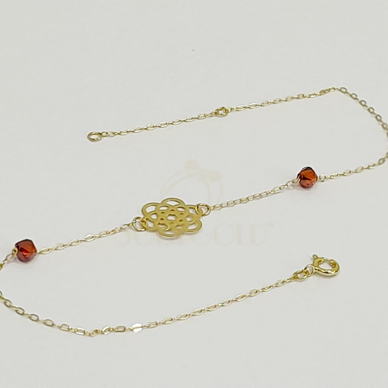 gold tradingSimple Flower Design Bracelet 18k