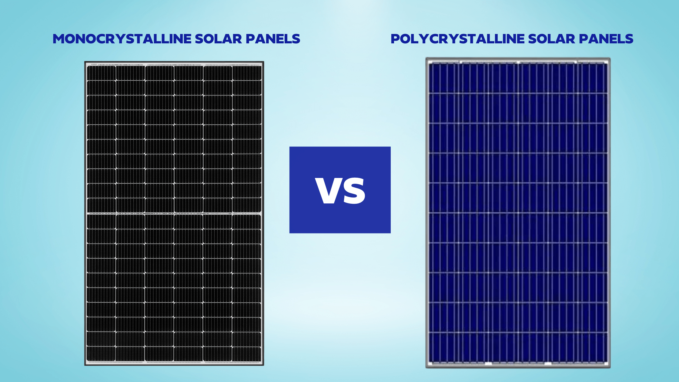 Monocrystalline Vs Polycrystalline Solar Panels Comparision