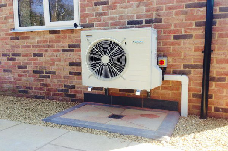 Daikin air source heat pumps SolarAge Solar Panel and Heat Pump