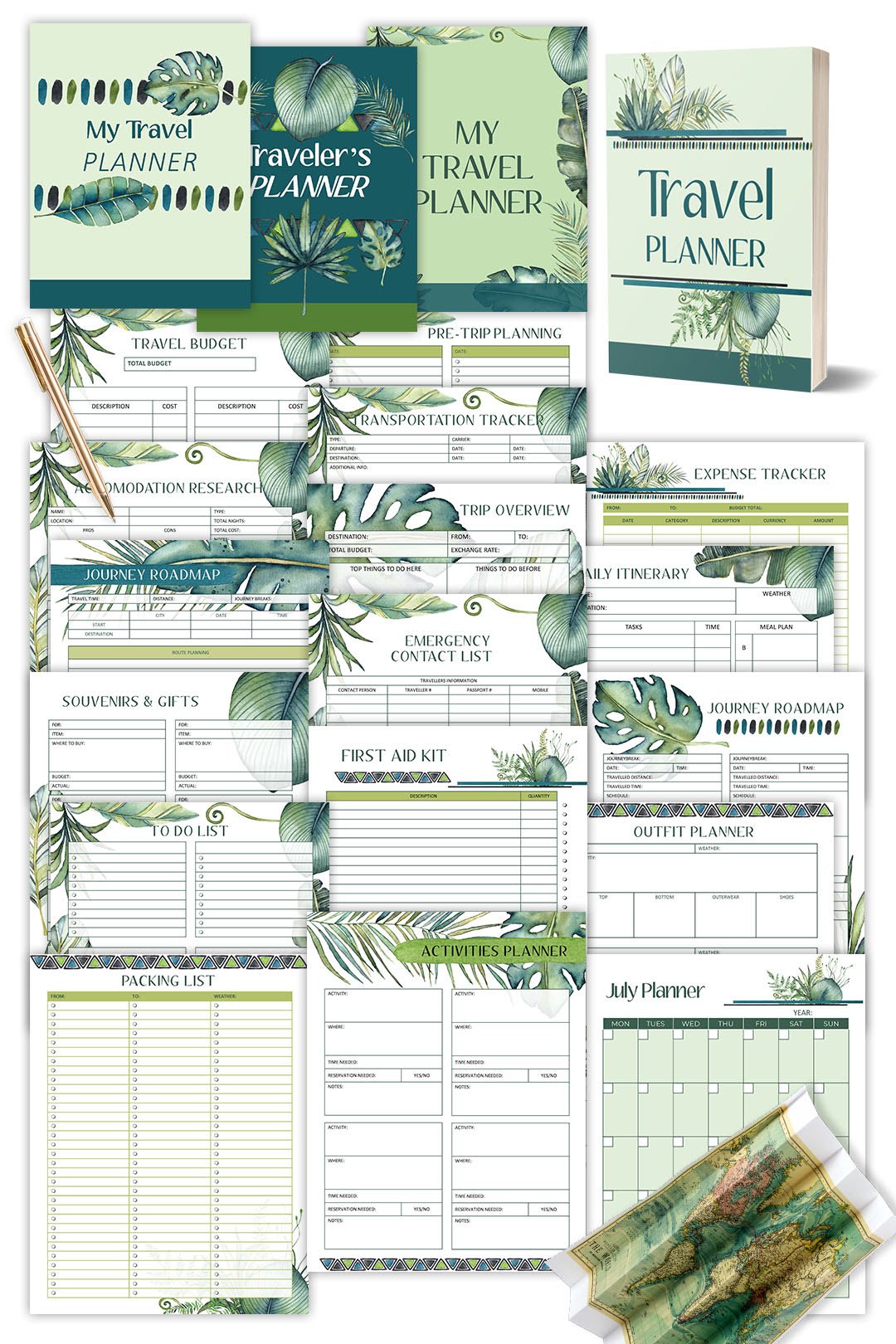 Jungle Fun Travel Planner