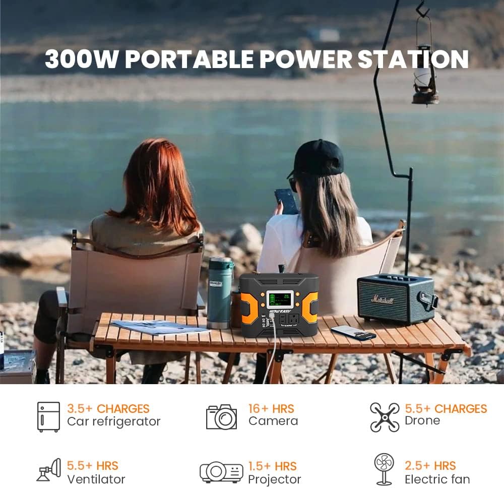 HOWEASY Portable Power Station 300W Solar Generator review - Solar