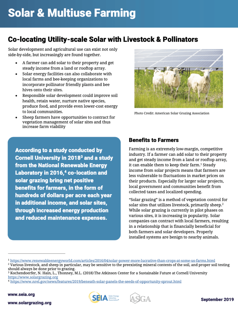 Fact Sheets American Solar Grazing Association