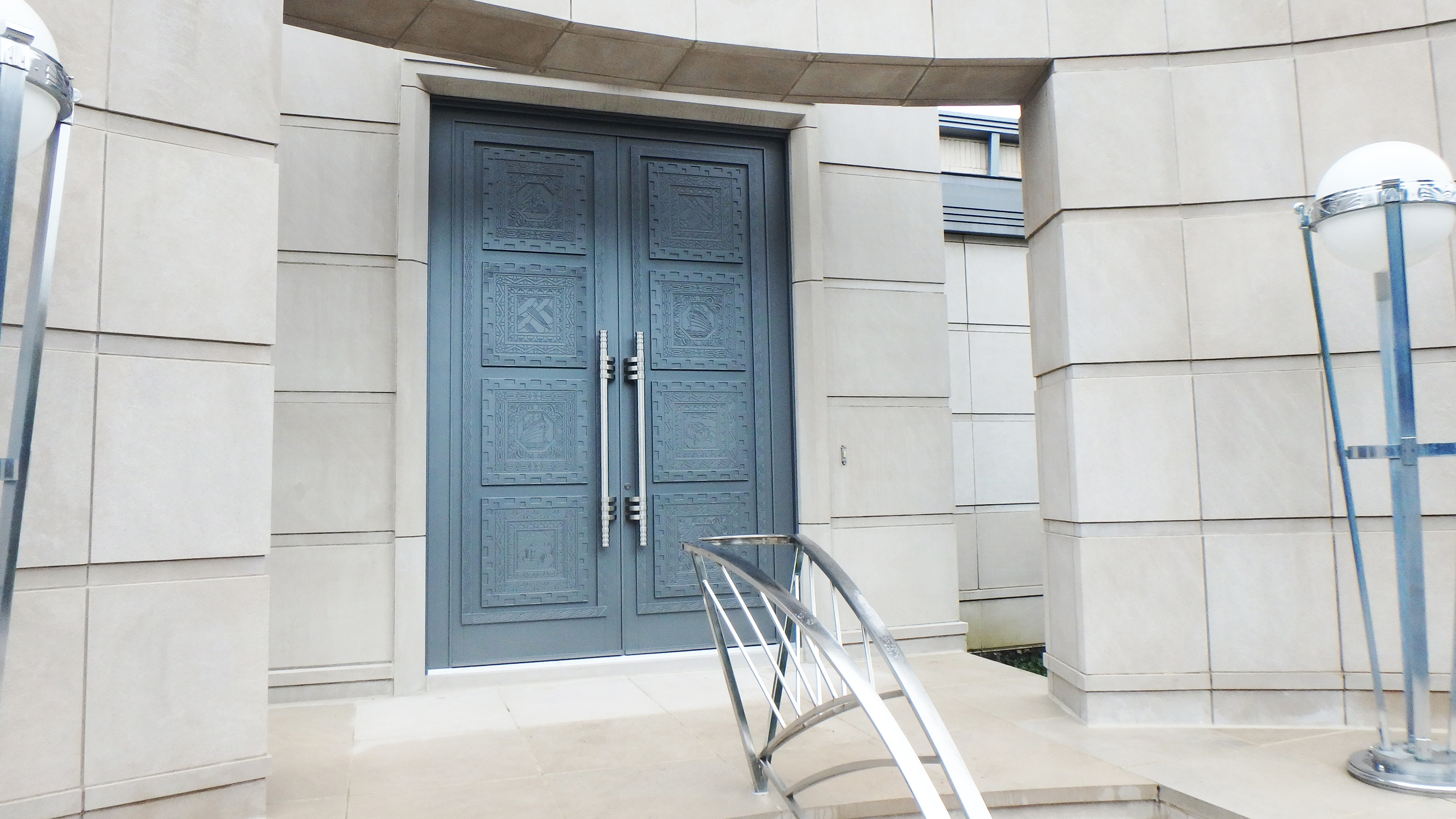 Case Study Custom French Doors with Solid Aluminum Panels