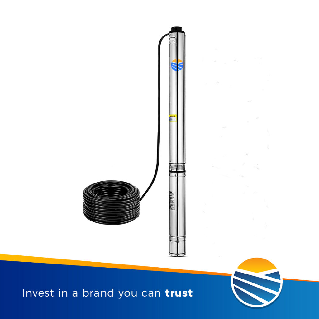 1500W (2hp) Solar Submersible Water Pump Full System Solar Macs Energy