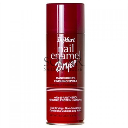 DeMert Nail Enamel Dryer Finishing Spray 7.5 oz, Solar Nails Warehouse