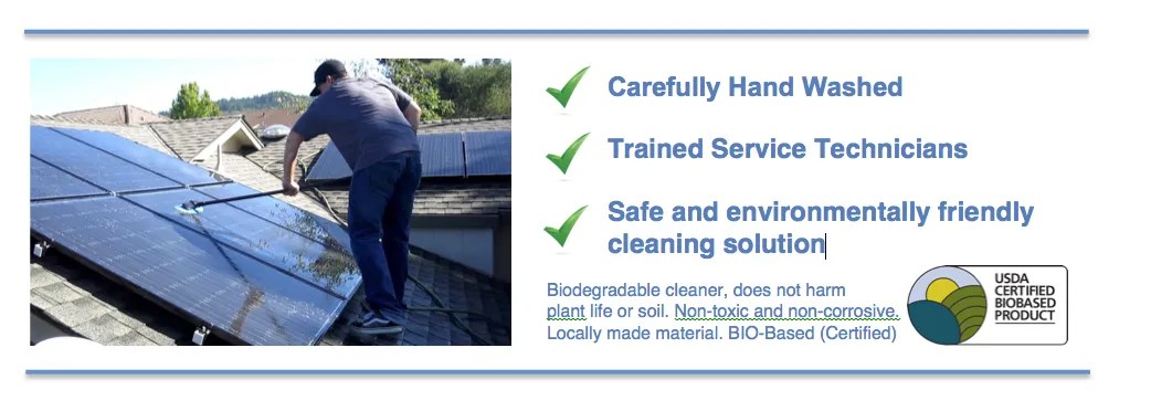 Solar Panel Cleaning Solarponics