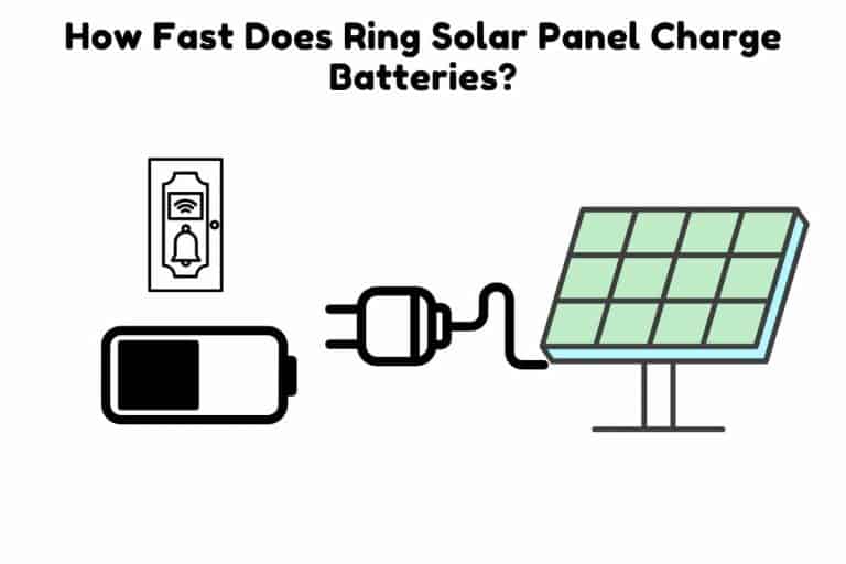 How Fast Does Ring Solar Panel Charge Batteries? Solar Portable Panel