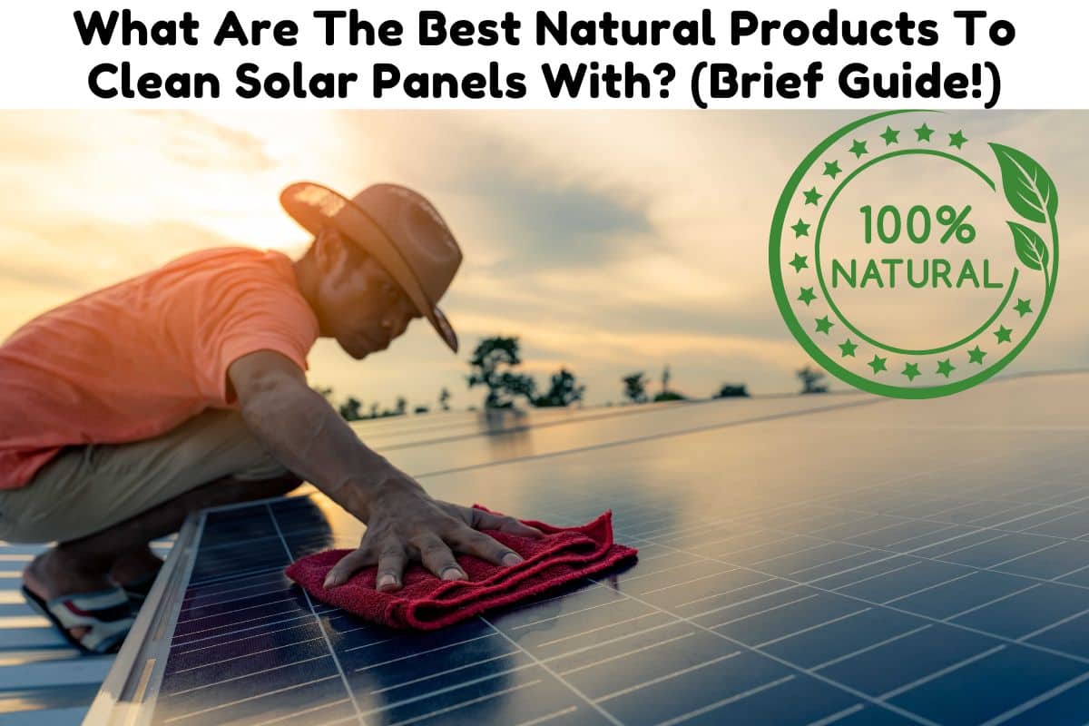 What Are The Best Natural Products To Clean Solar Panels With? (Brief
