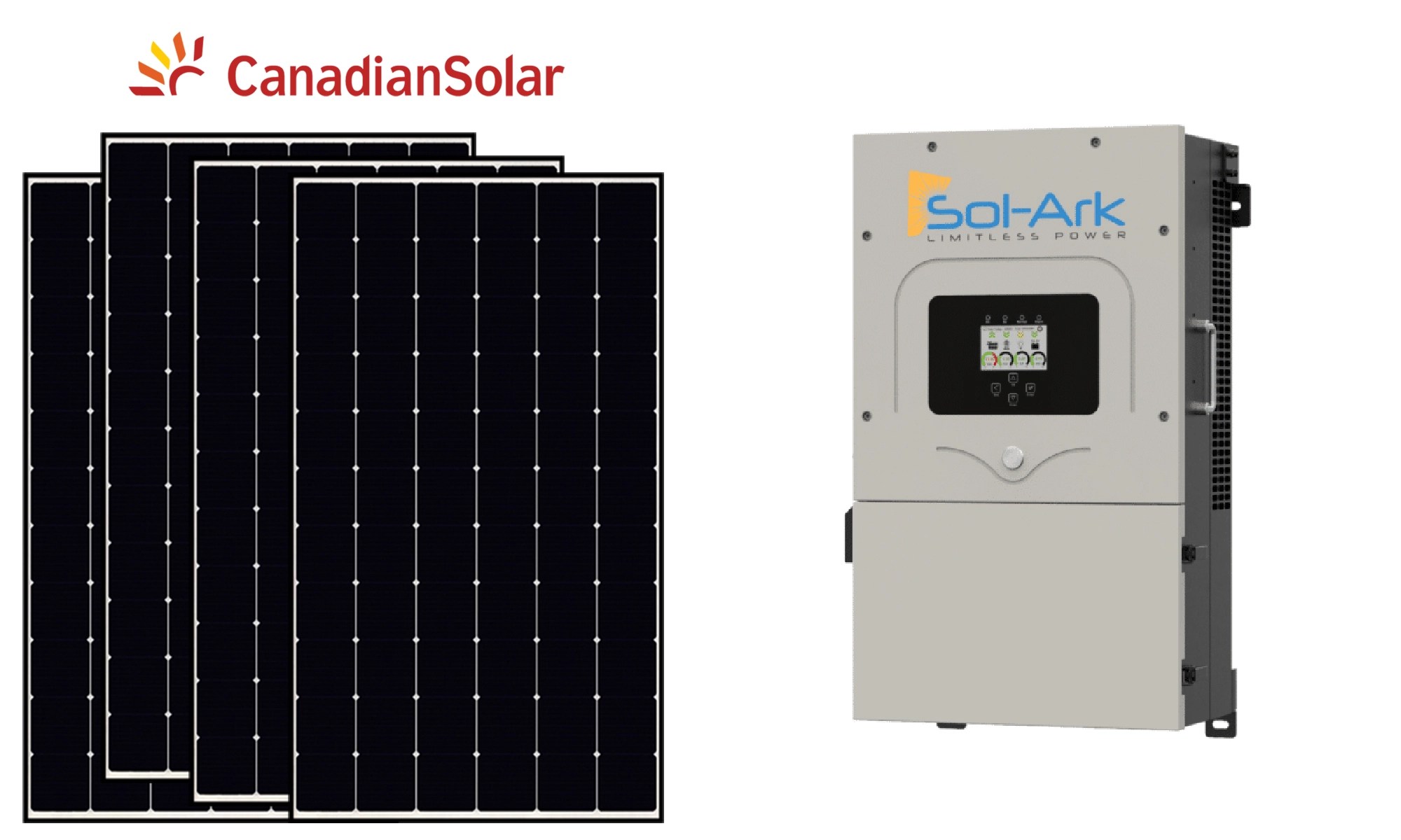 CanadianSolar 10 KW True Hybrid Energy System & Solar Kit Solar Power