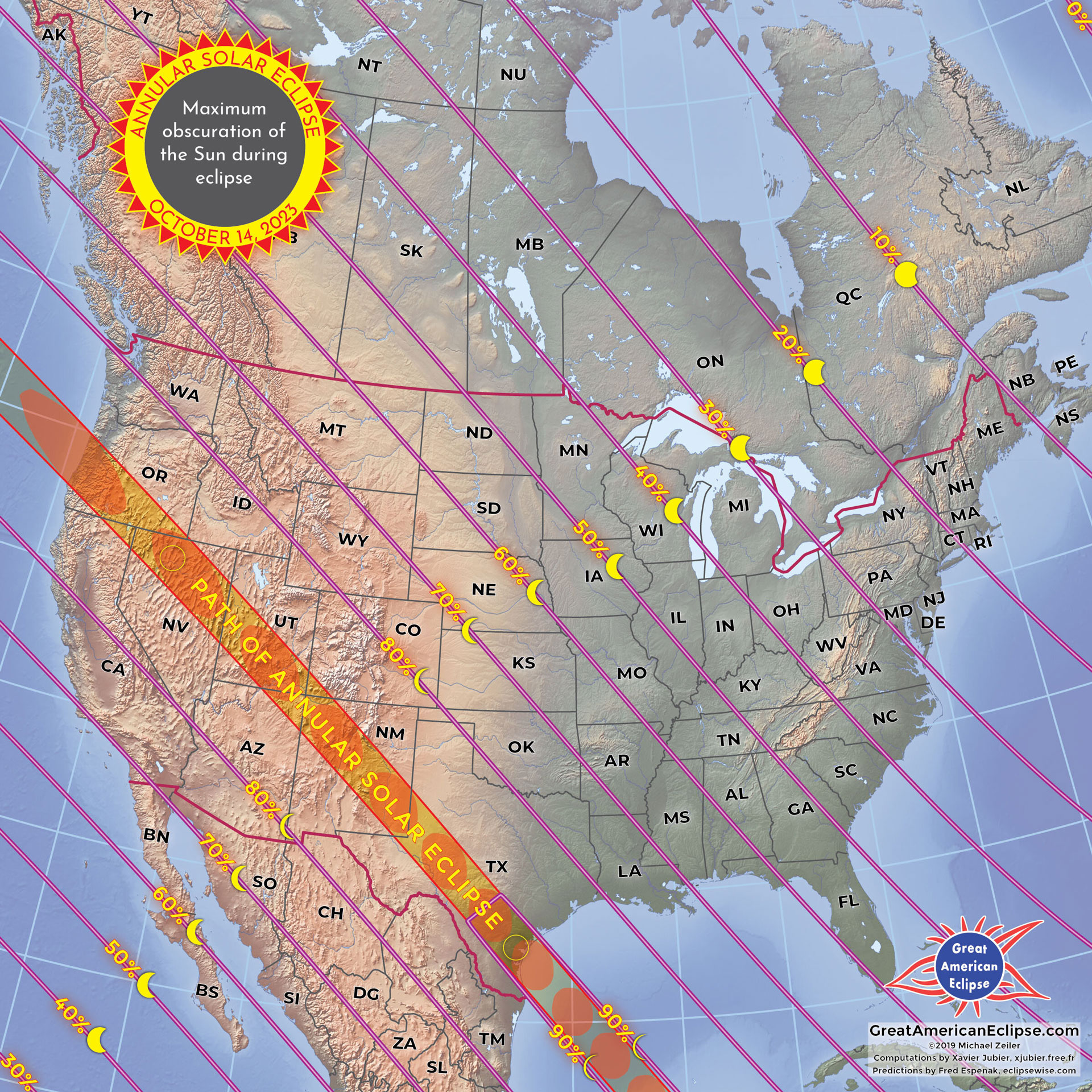 Where & When 2023 Annular Eclipse NASA Solar System Exploration