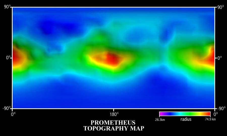 Topographic Map of Prometheus
