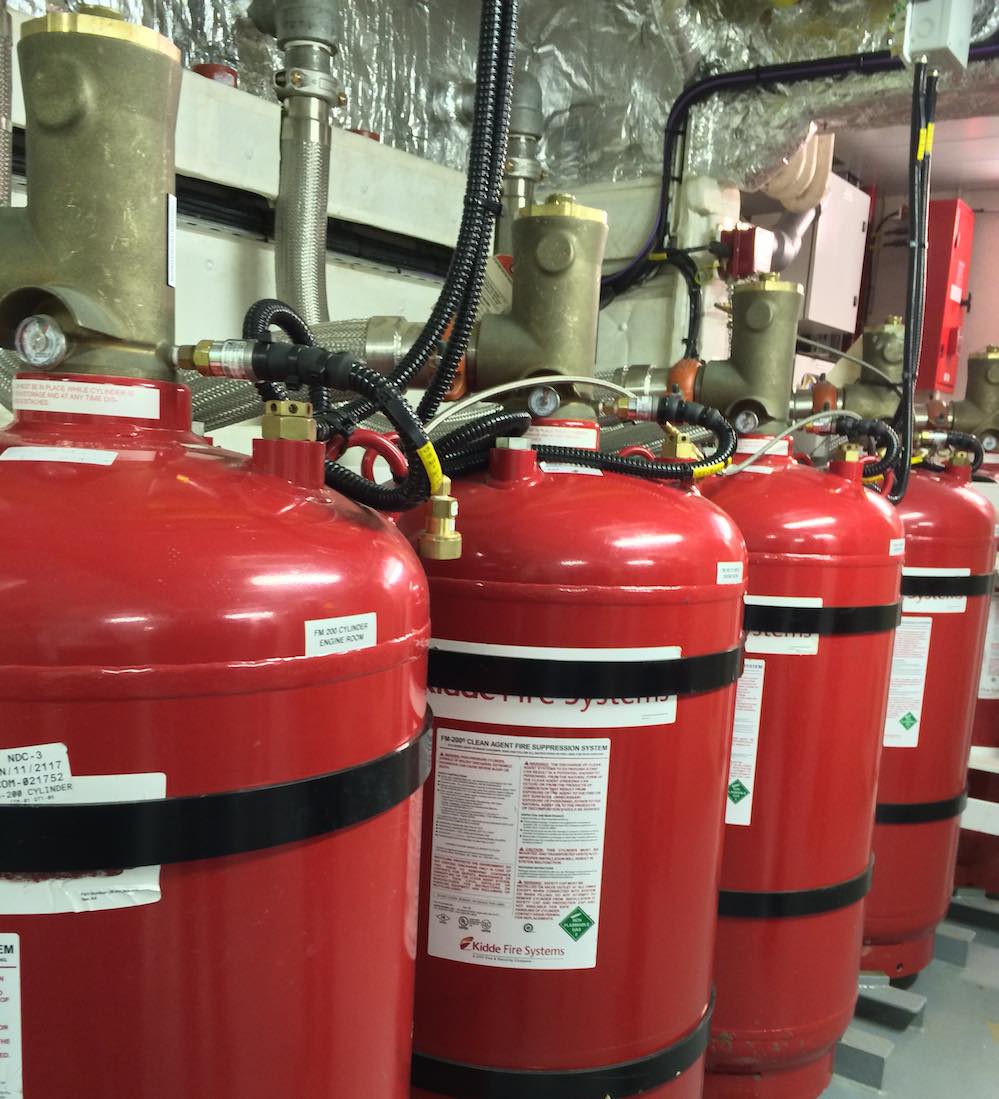 Clean Agent Fixed Fire Gas Suppression Systems Solas Marine