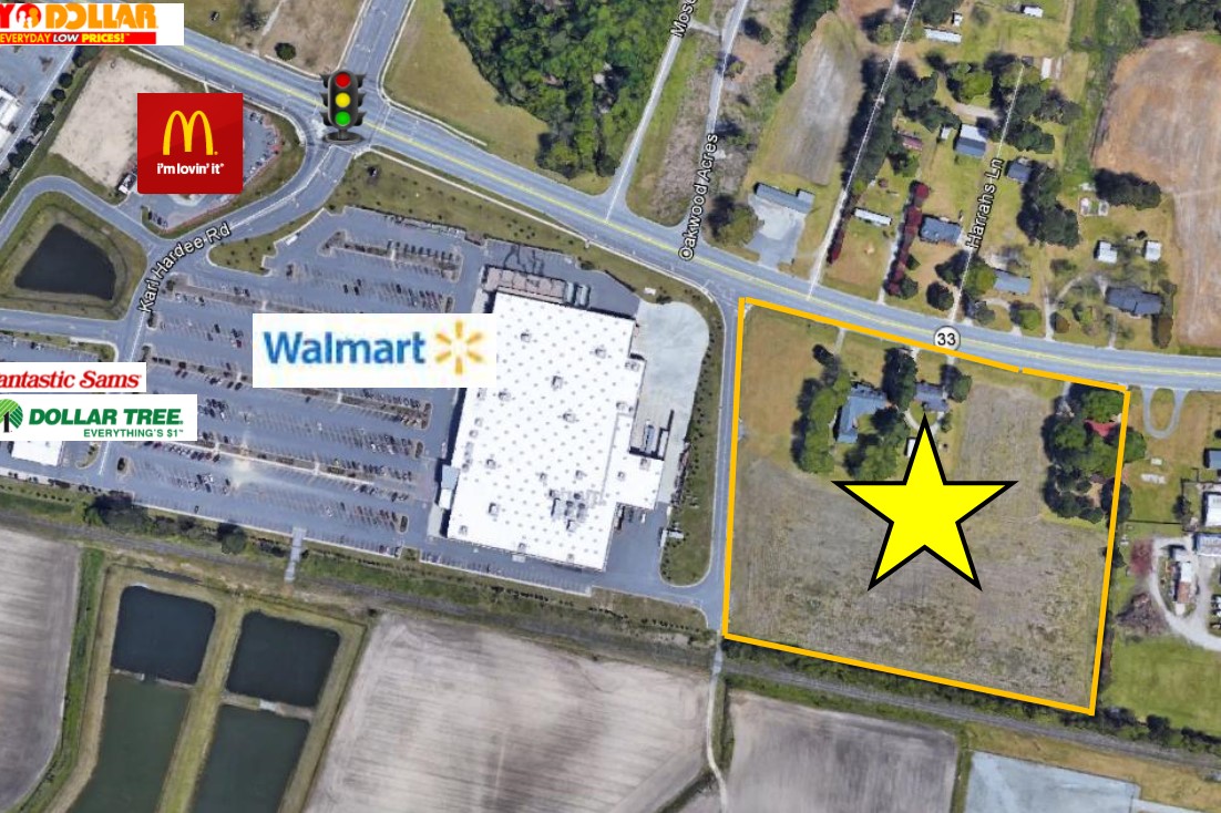 Off Market 9+ Acres Next to New Walmart in Greenville, NC • Beachwood