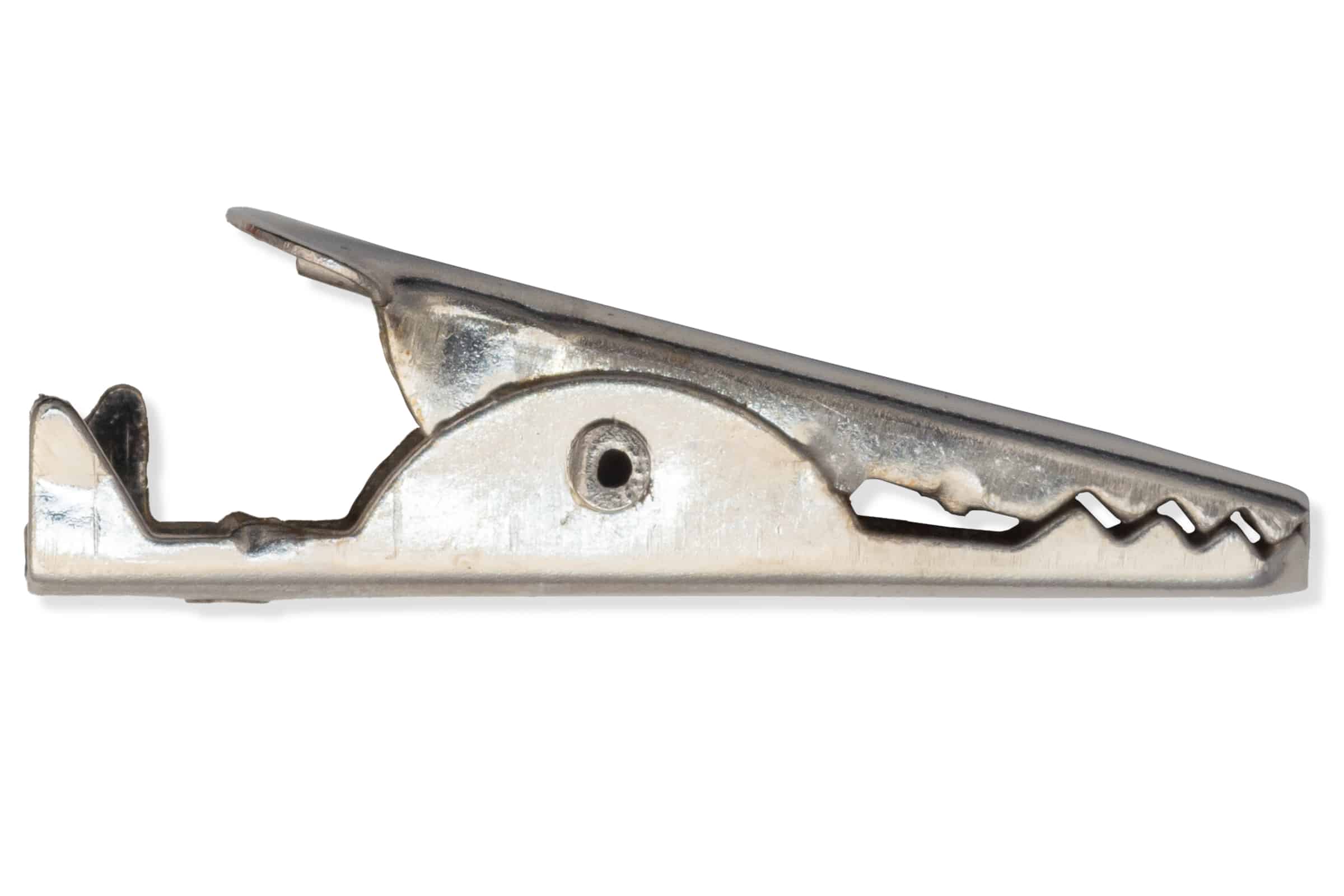 Alligator clips, small, red