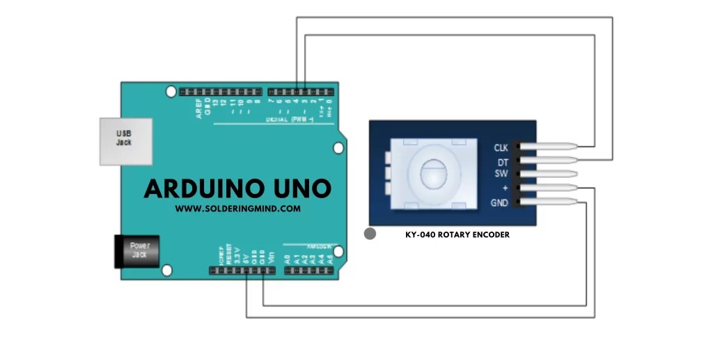 How to Connect a KY040 Rotary Encoder to an Arduino for DIY Projects