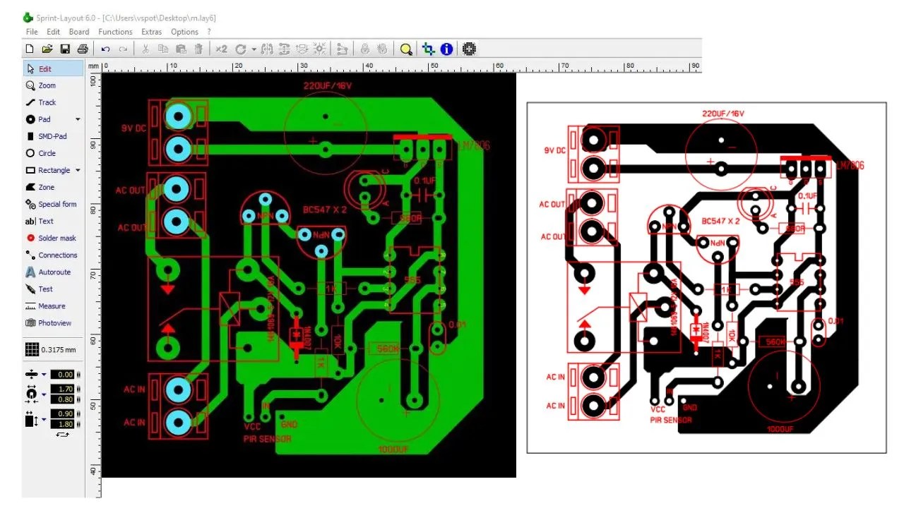 Motion Sensor Circuit Project Using 555 IC Soldering Mind