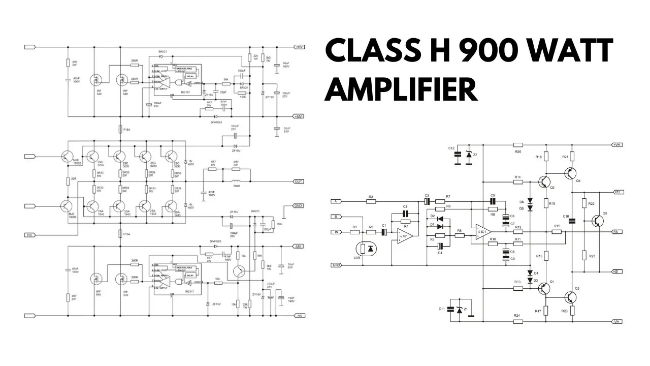 Class H Audio Amplifier