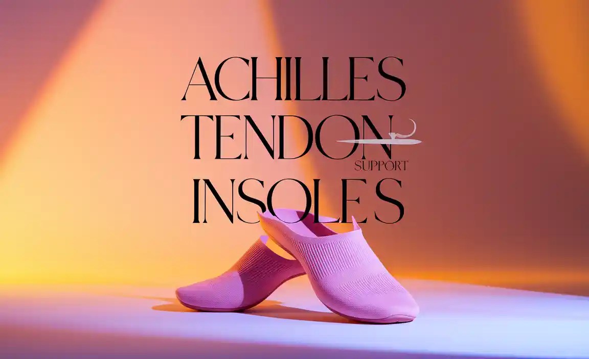 Achilles Tendon Support Insoles