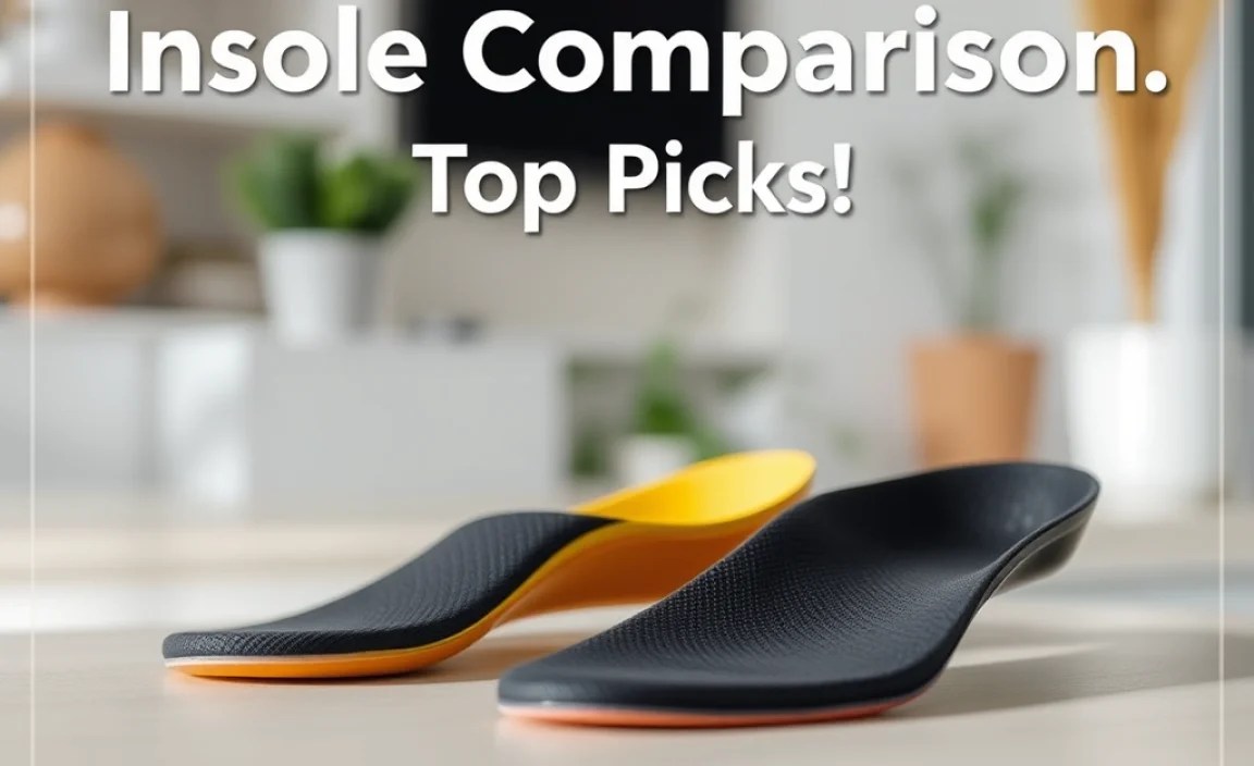 Comparing Different Insole Types
