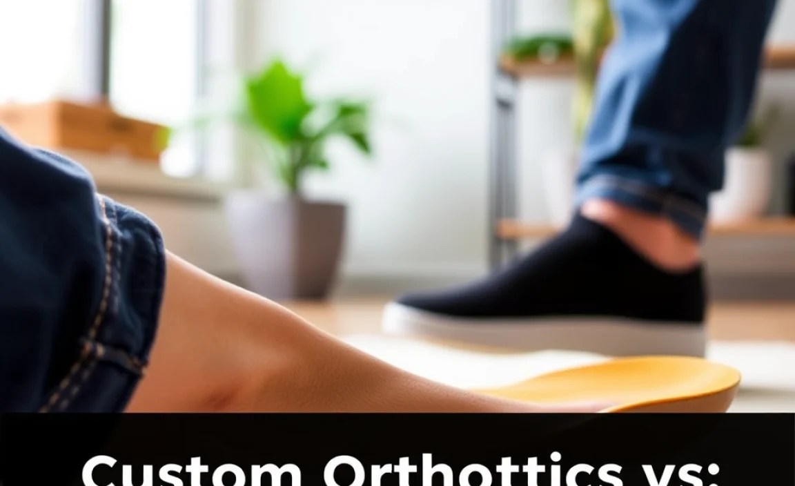 Custom Orthotics vs. Diabetic Shoe Inserts