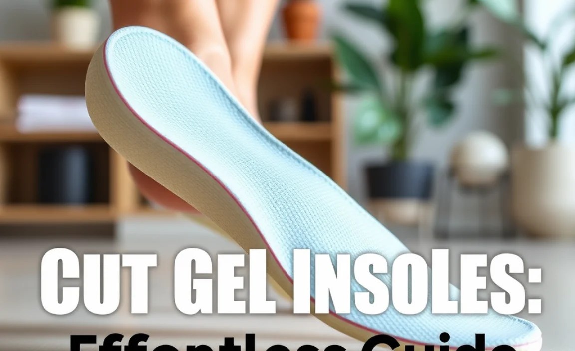 Cut Gel Insoles: Effortless Guide